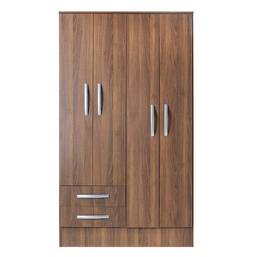 Clóset Mobikit 4 Puertas 2 Cajones Nogal