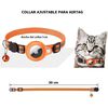 Collar para Gato Laudtec Airtag Naranja
