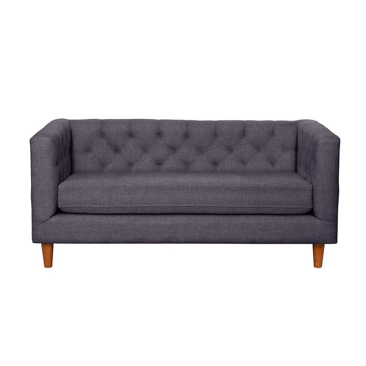 Sof&aacute; Latam Home Brescia 2 Cuerpos Gris Oscuro