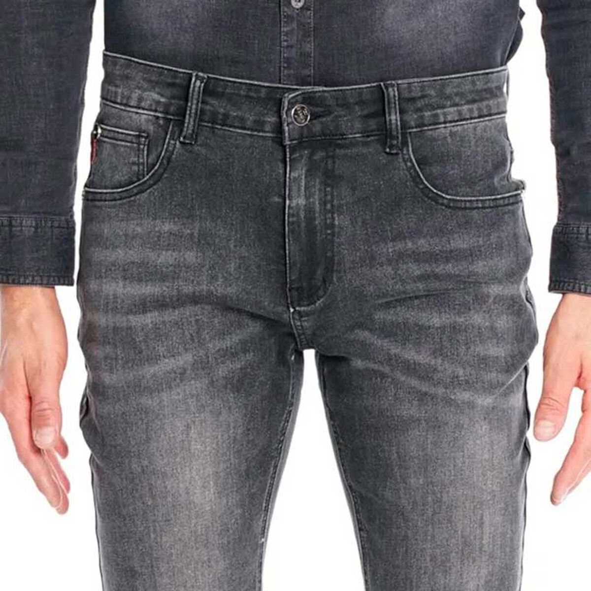 Jeans Skinny Tiro Bajo Hombre Ellus