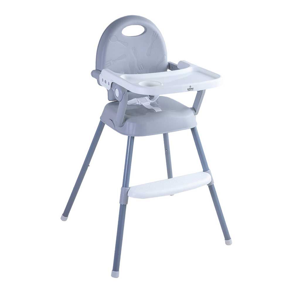BEBESIT Silla Comer Fold Gris