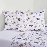 Juego de Sábanas Cannon 200 Hilos King Mystic Blanco