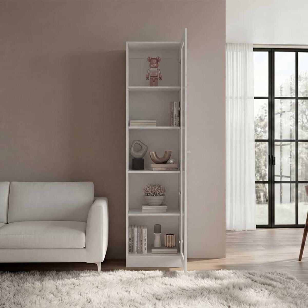 Vitrina Tuhome Home E6 1 P Blanco