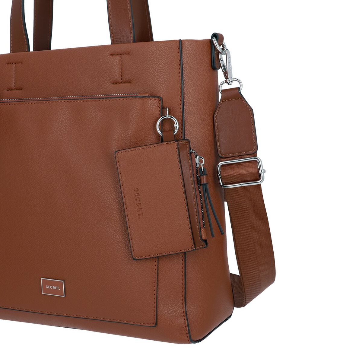 Cartera Tote Secret Nara ST6 M Caf&eacute;