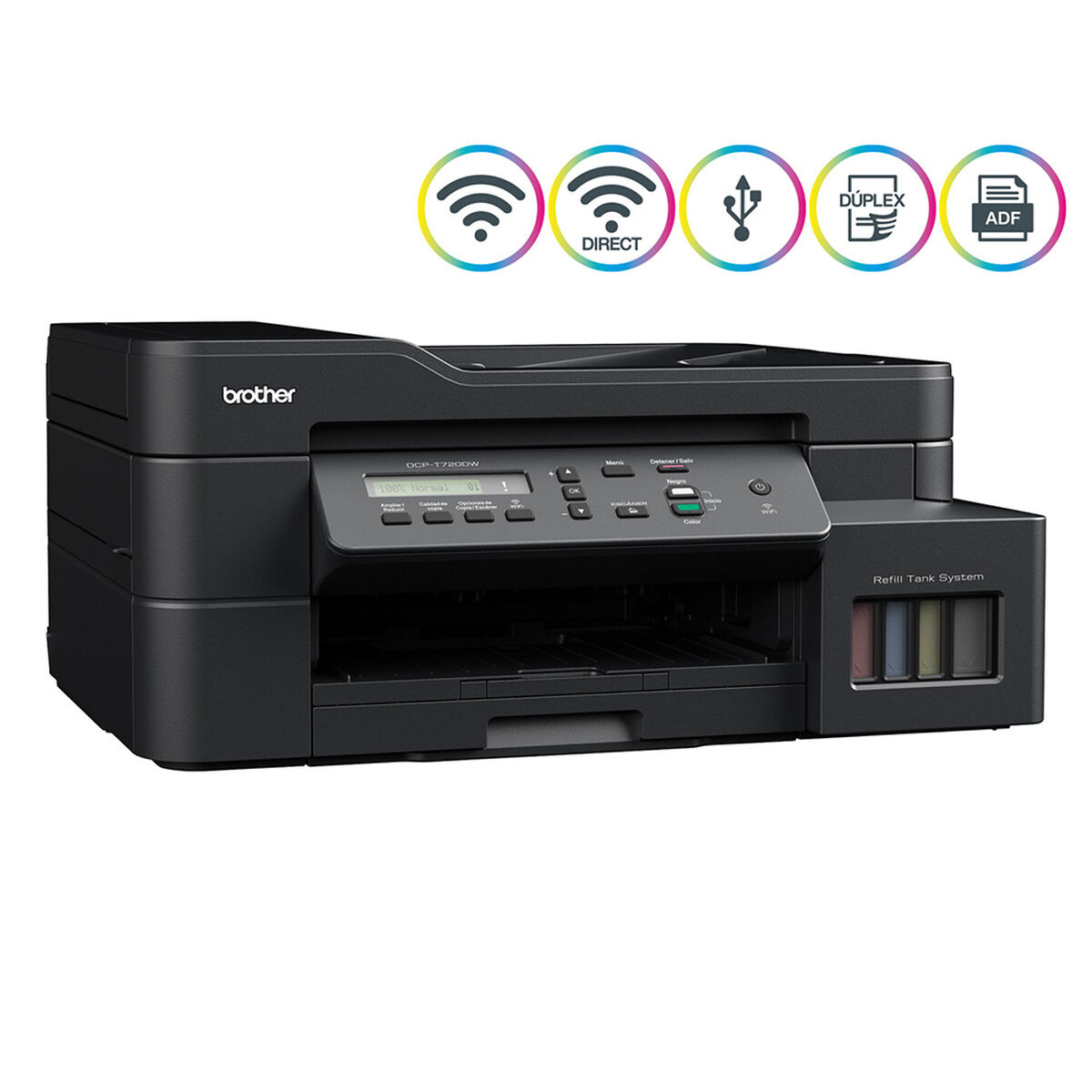 Multifuncional Brother Tinta Continua DCP-T720DW Wi-Fi Dúplex