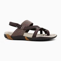 Sandalia Confort Mujer Alpinextrem Negro, Cafe