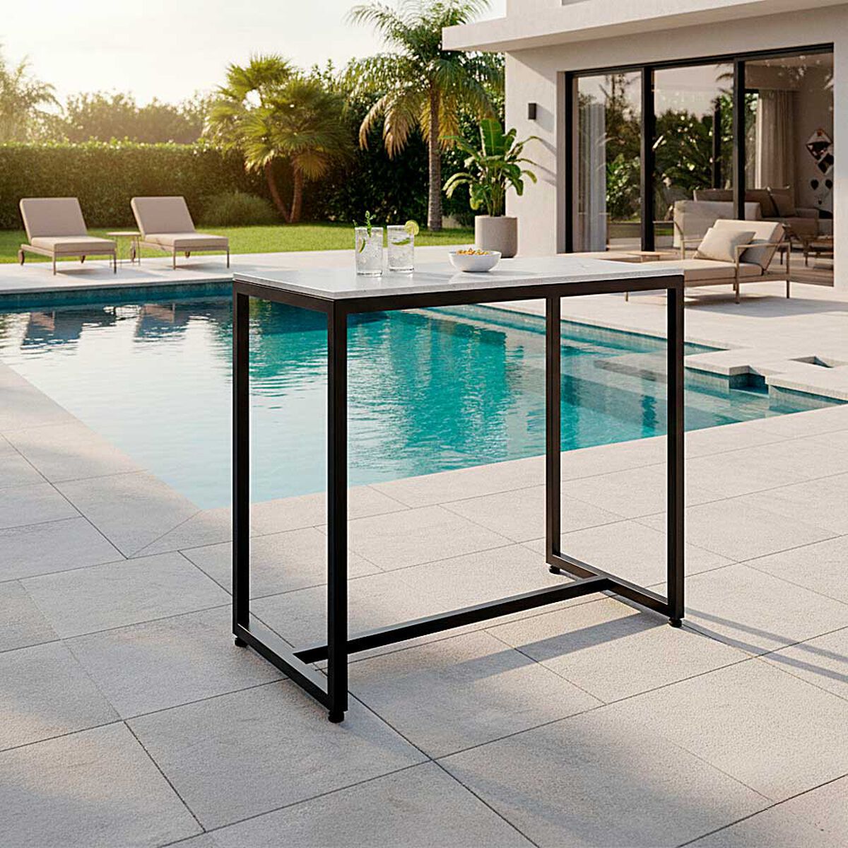 Mesa Comedor Terraza Mons Barcelona Cuarzo 4 - 6 Personas