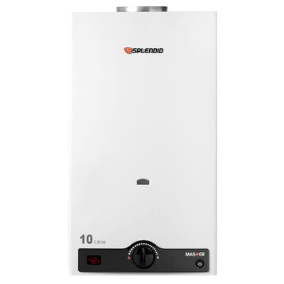 Imagen 1 del producto Calefont Gas Natural Splendid  Tiro Natural Ionizado 10 lts.