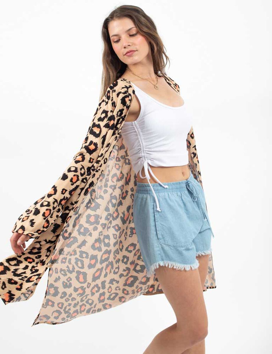 Kimono Estampado Mujer Icono
