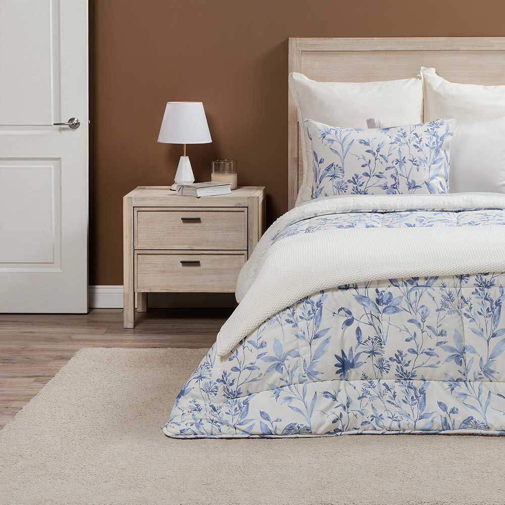 Plumón Rosen 1,5 Plazas Sherpa Alaska Amancay Blanco/Azul