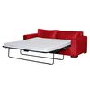 Sofá Cama Latam Home Livorno 3 Cuerpos Rojo
