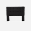 Cama Europea Rosen 2 Plazas Art 4 + Respaldo Issey Grafito