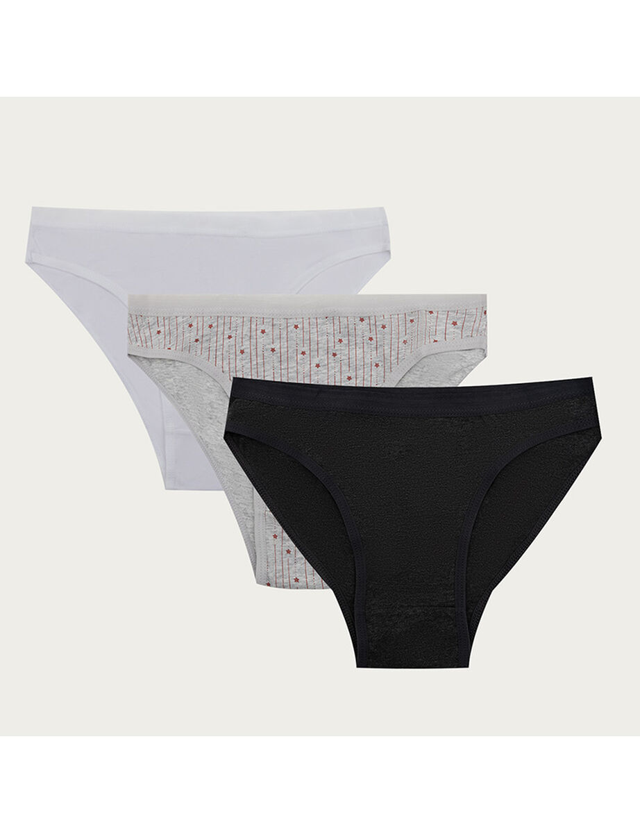 Pack 4 Calzones Bikinis Niña Palmers