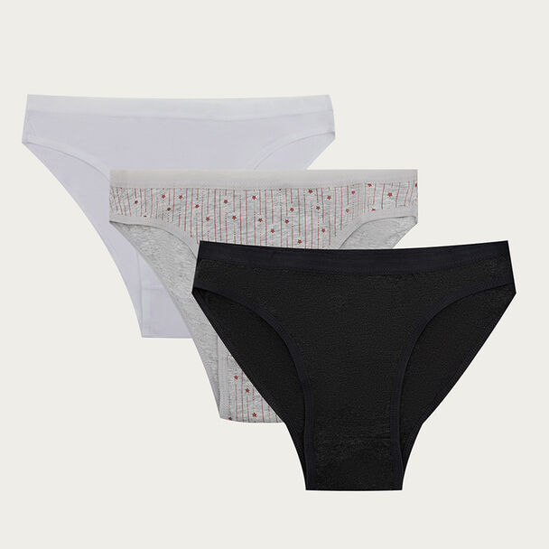 Pack 4 Calzones Bikinis Niña Palmers