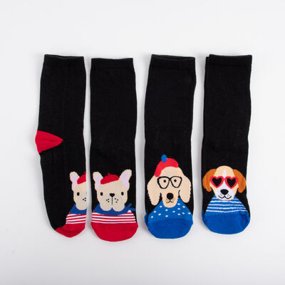 Imagen 2 del producto Pack 3 Calcetines Largo Mujer Icono Surtido