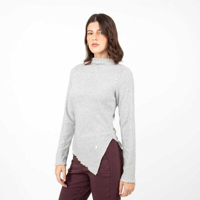 Sweater Asimétrico Mujer Zibel