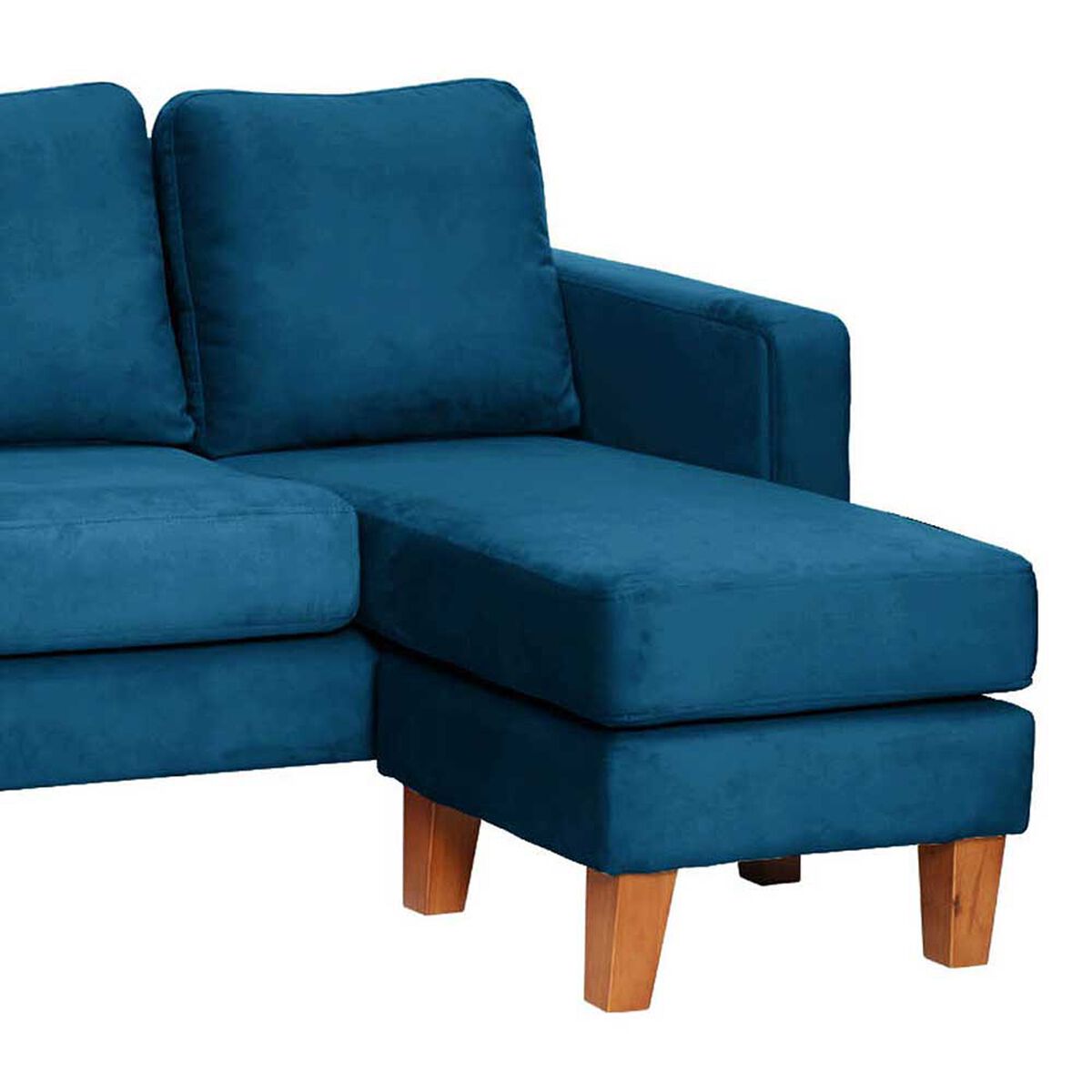 Sofá Seccional Intercambiable Latam Home Venecia 3 Cuerpos Azul Petróleo