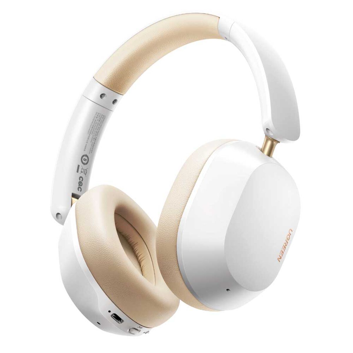 Audifonos Bt Hitune Max 5C Hibridos /Noise Cancelling Blanco Ugreen Hp203