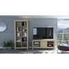 Combo Rack TV 65" Con Puerta + Librero Tuhome Essential 12
