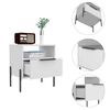 Velador TuHome White Collection 1 Cajón