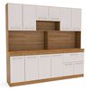 Mueble de Cocina Vekkahome Buck 1 Cajón 12 Puertas Blanco