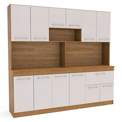 Imagen 2 del producto Mueble de Cocina Vekkahome Buck 1 Cajón 12 Puertas Blanco
