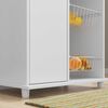 Mueble para Microondas Home Mobili Veles Blanco 1 Puerta