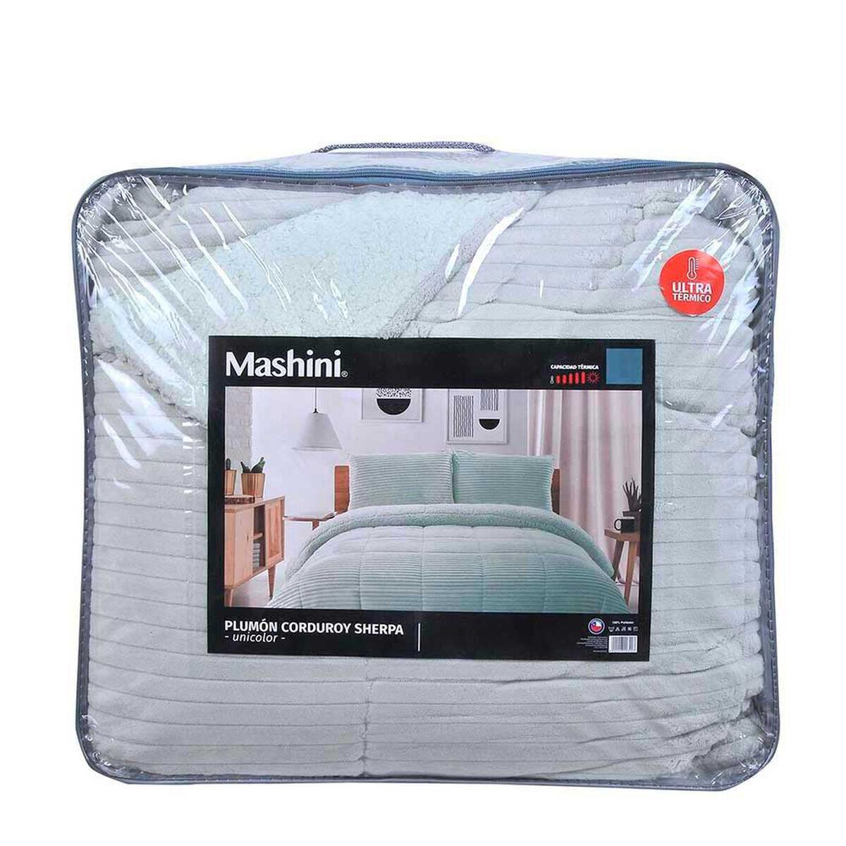 Plum&oacute;n Coral Sherpa Mashini S&uacute;per King Liso