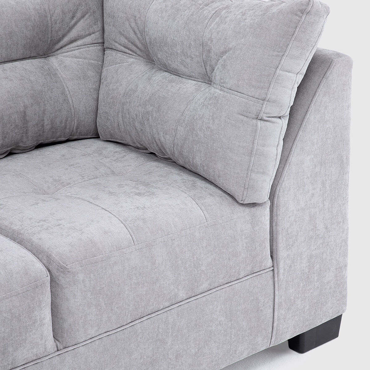 Sof&aacute; Muebles MPR Edimburgo 3 Cuerpos Gris Claro