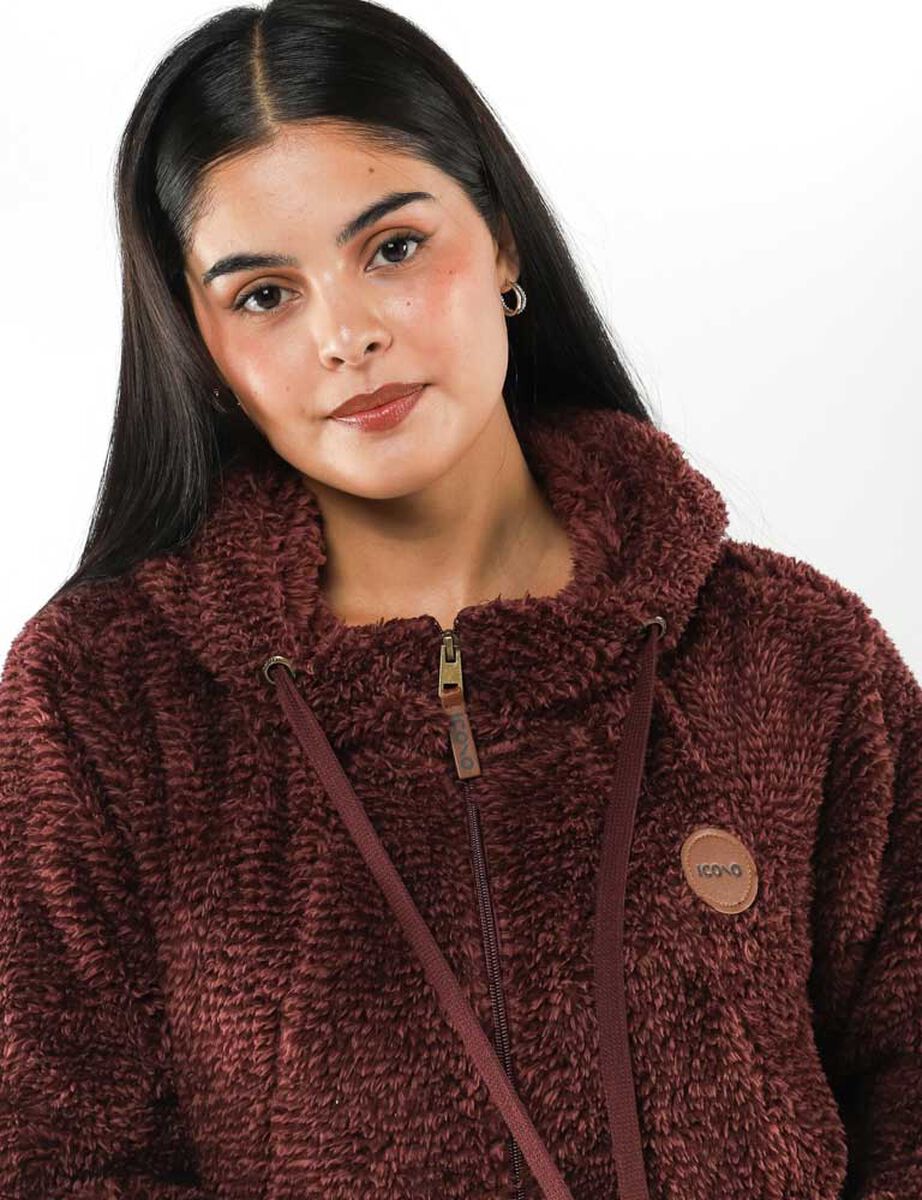 Polerón Peludo Mujer Icono
