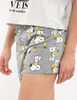 Pijama Corto de Algodón Mujer Snoopy