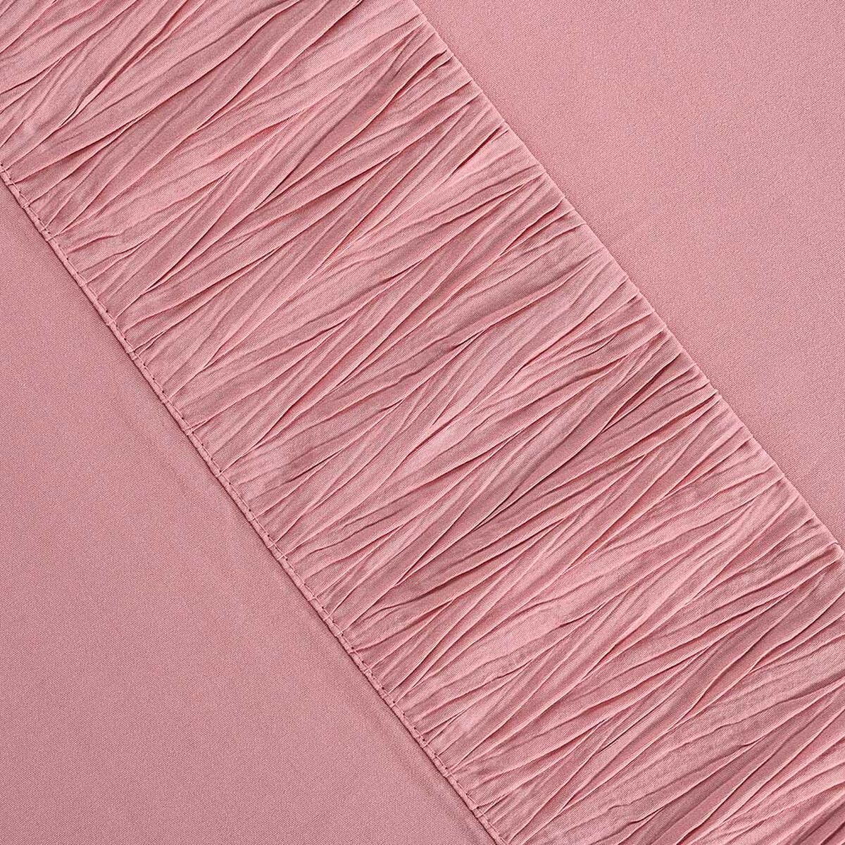 Juego de S&aacute;banas American Family 1.5 Plazas Plizada Rosa