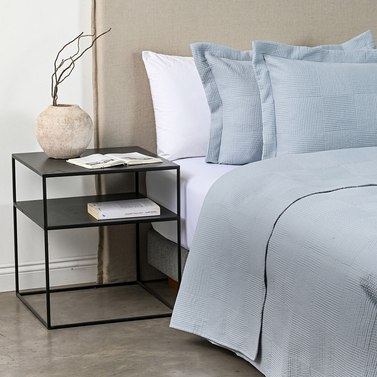 Quilt Elements & Co Chini Cloud 2 Plazas Azul
