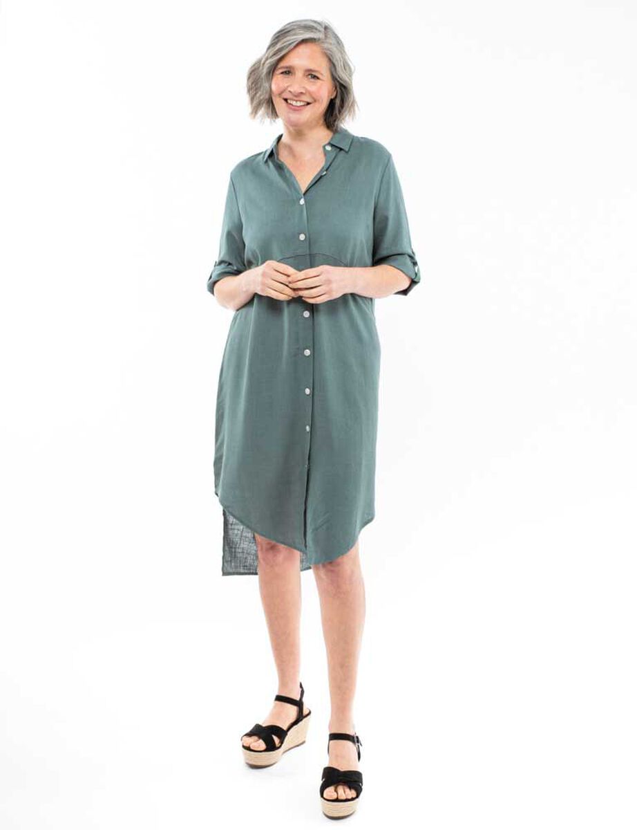 Vestido Lino Mujer Portman Club