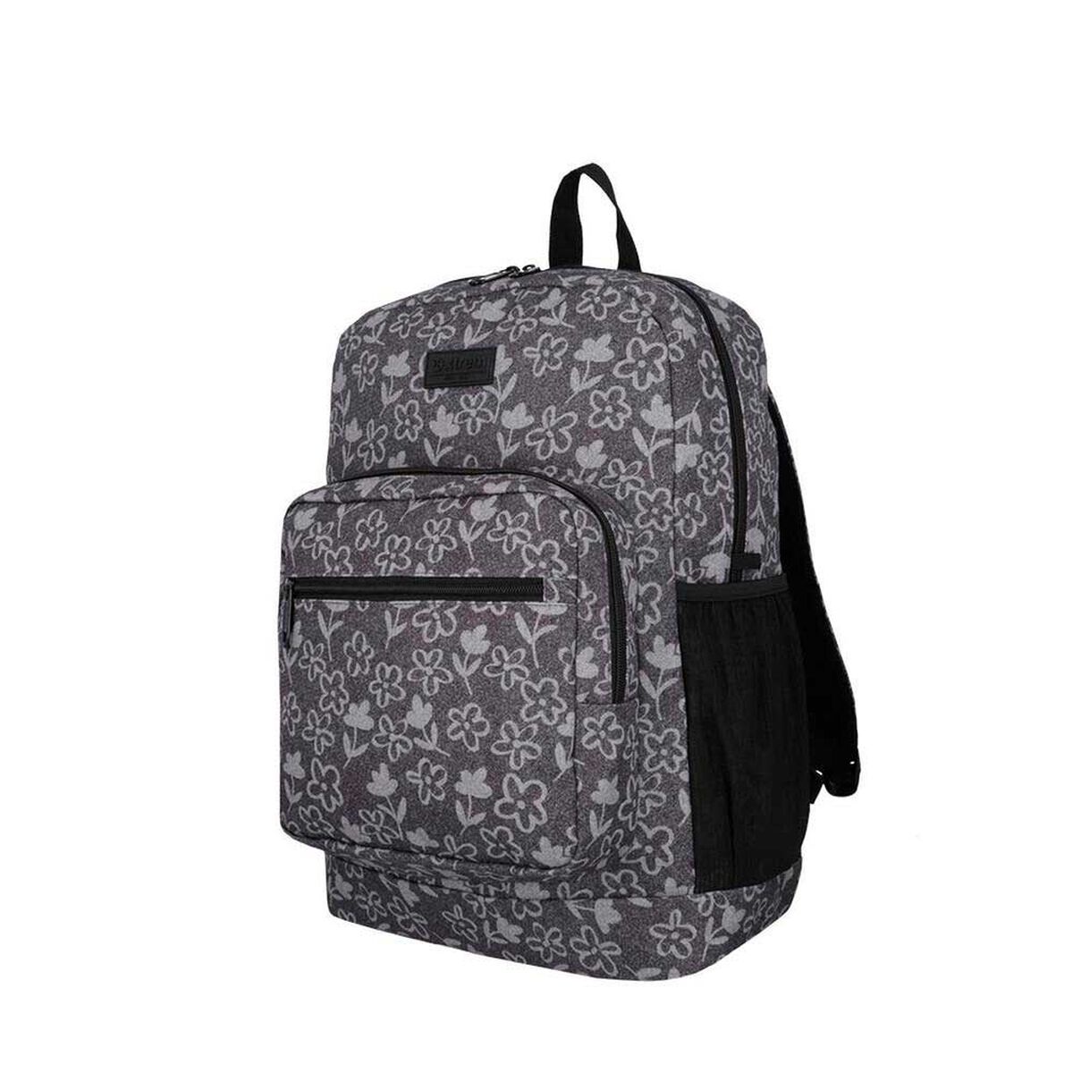 Mochila Notebook Xtrem Everdale 5XT Flores Negro 16"