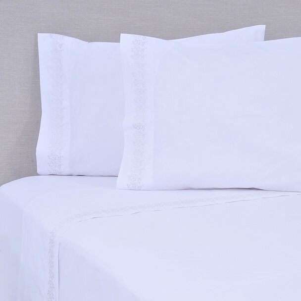 Juego de Sábanas Mashini 180 Hilos Súper King Puntos