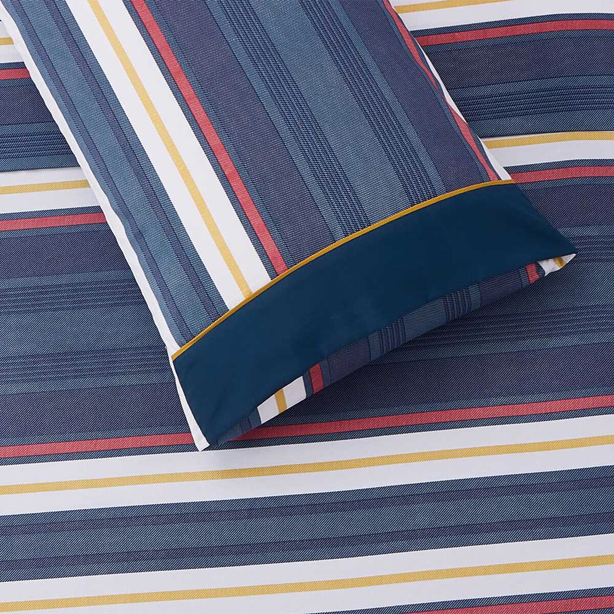 Juego de Sábanas Estampado Casa Linda 1,5 Plazas Stripes