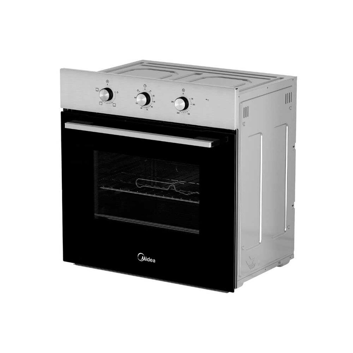 Horno Empotrable Eléctrico 67 Lts + Encimera a Gas 4 quemadores + Campana Midea