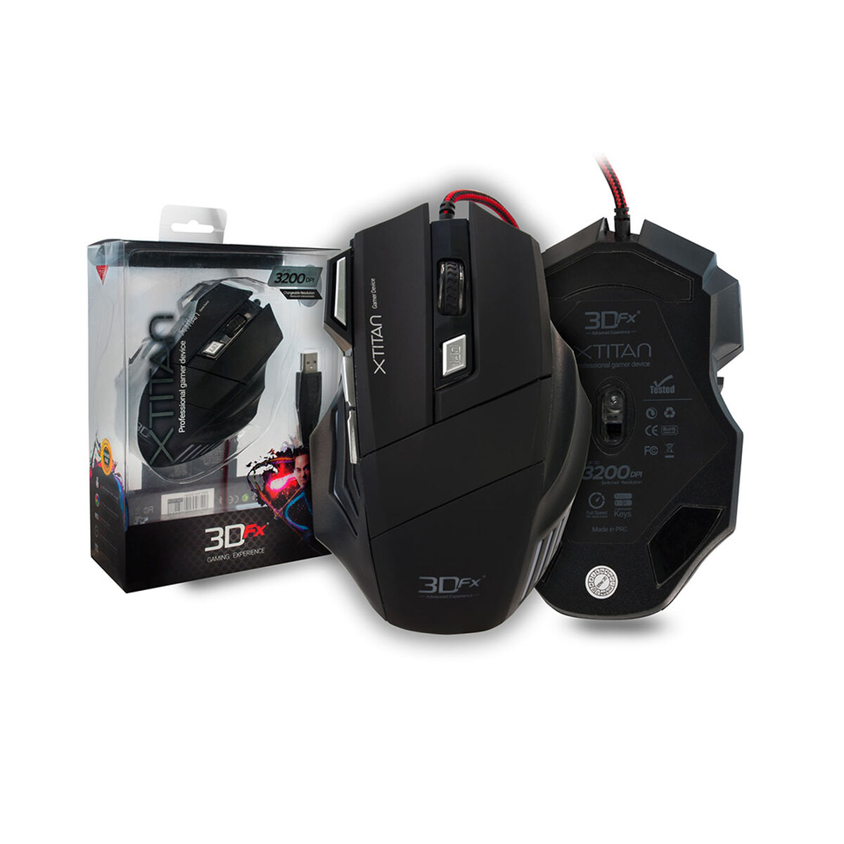 Mouse Gamer 3DFX Xtitan Pro