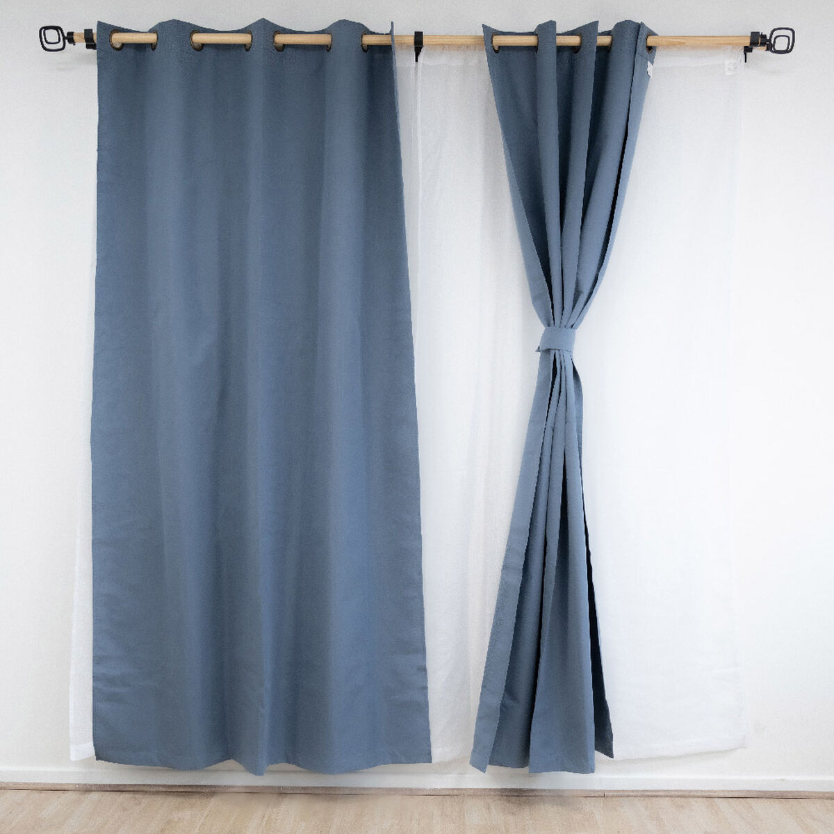 Set Cortina Doral Muguet 6 Piezas 140x220 cm Jacinto