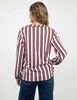 Blusa Rayas Manga Larga Mujer Portman Club
