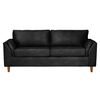 Sofá Latam Home Milan 3 Cuerpos Negro