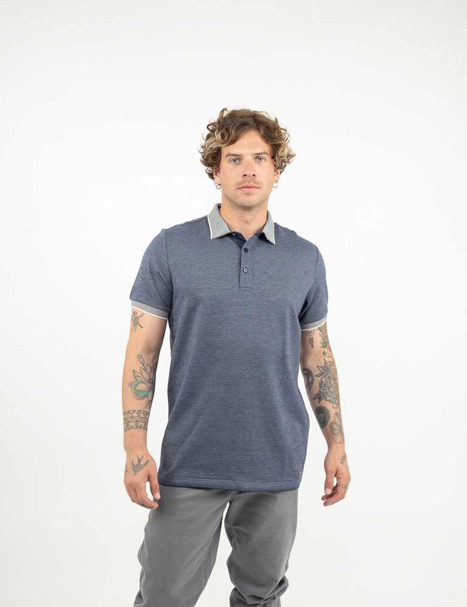 Polera Piqué Manga Corta Hombre Zibel