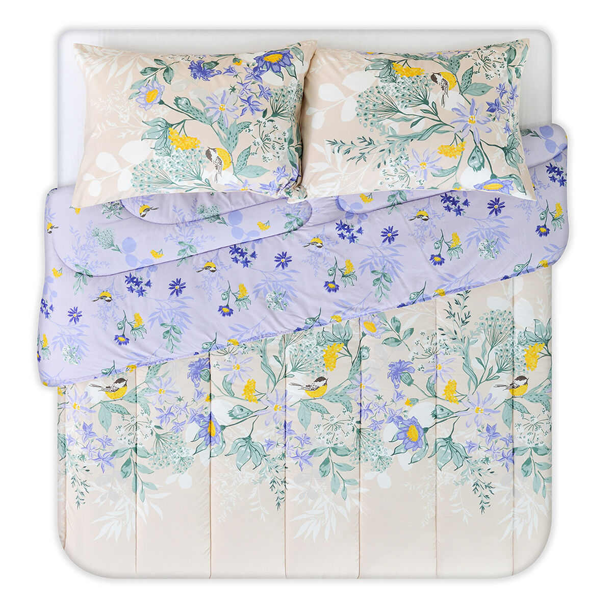 Plum&oacute;n American Family Nadine 1,5 Plazas Beige