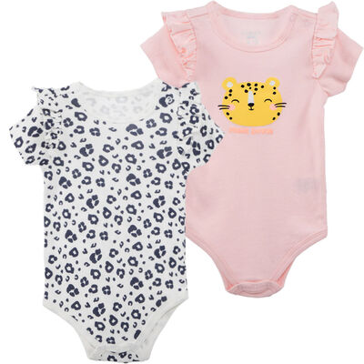 Imagen 1 del producto Pack 2 Body Manga Corta de Algodón Chess Baby Rosado