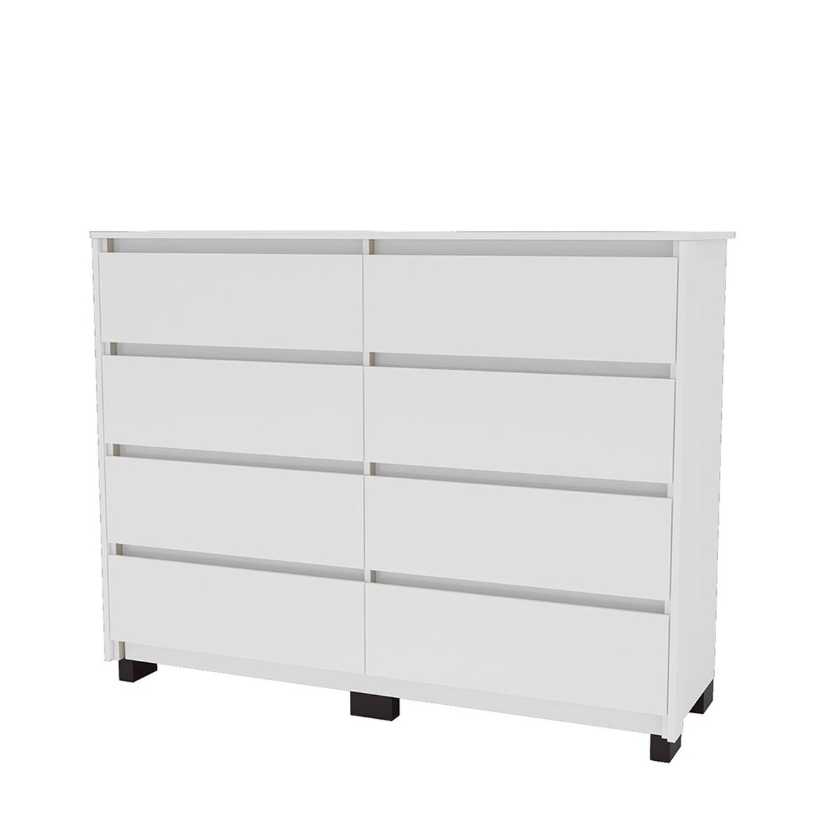 Cómoda Vekkahome Coimbra 8 Cajones Blanco