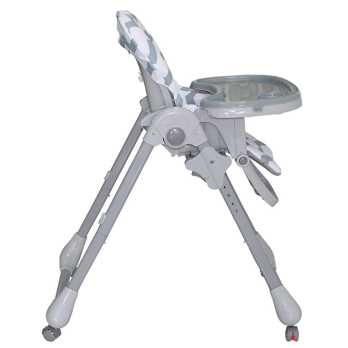 Silla de Comer Plegable Bebeglo RS-7085 Gris
