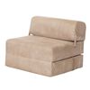 Sof&aacute; Cama Latam Home Cuero Kentucky Siena 1 Cuerpo Beige