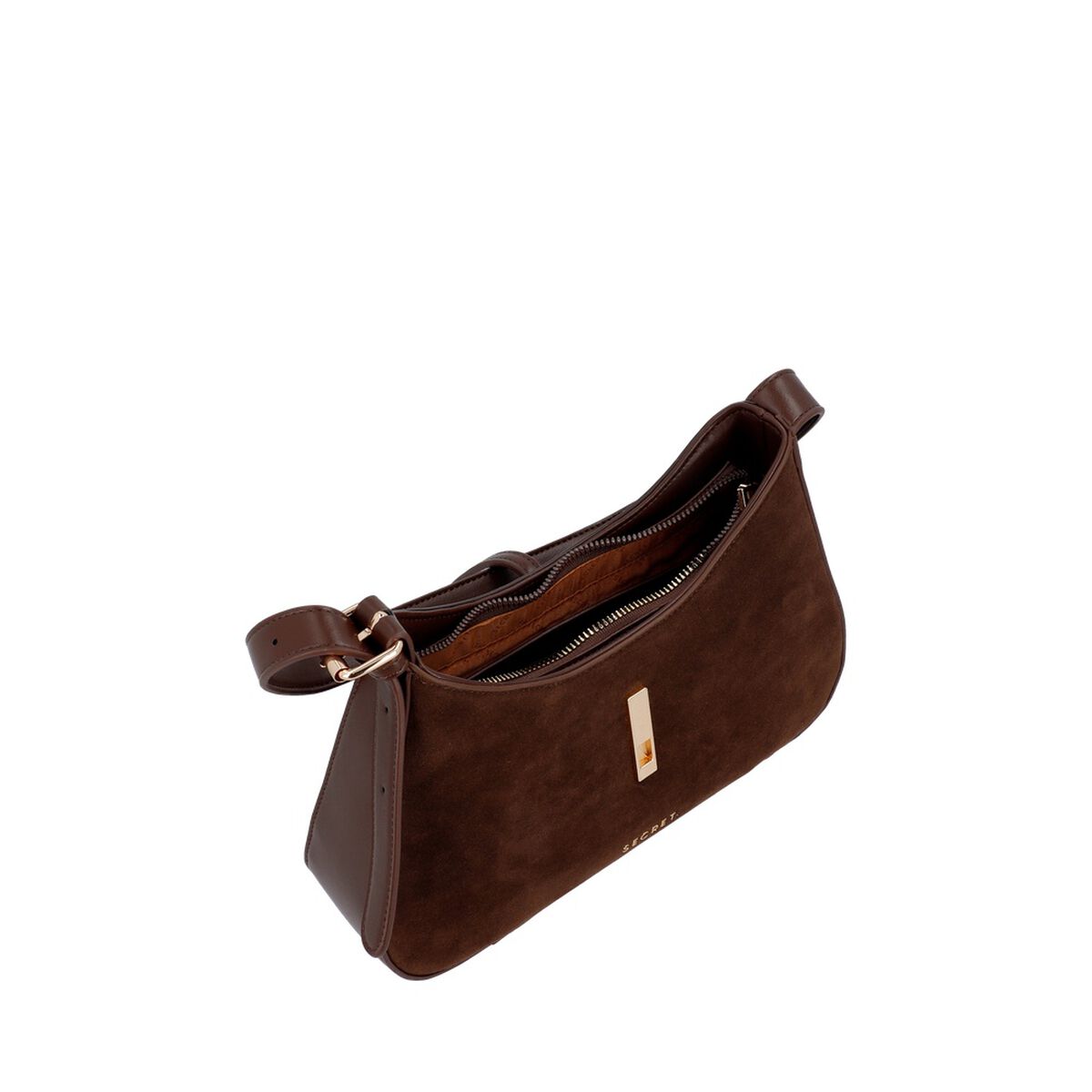 Cartera Bandolera Secret Etiopia SC7 Peque&ntilde;a Caf&eacute;