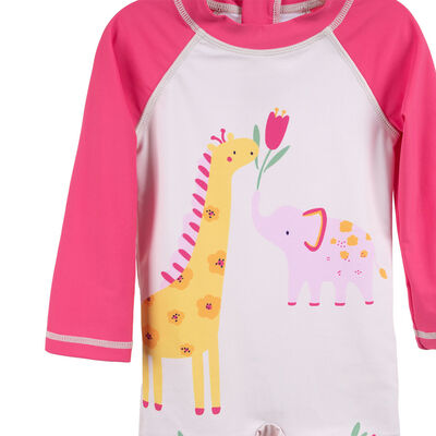 Imagen 2 del producto Traje de Baño Enterito UV Chess Baby Rosado